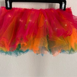 Halloween Lighted Tutu, Multi Colored